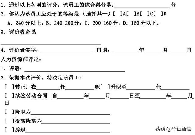 華恒智信知識(shí)分享（一）：員工的績效考評(píng)方法——品質(zhì)導(dǎo)向的方法