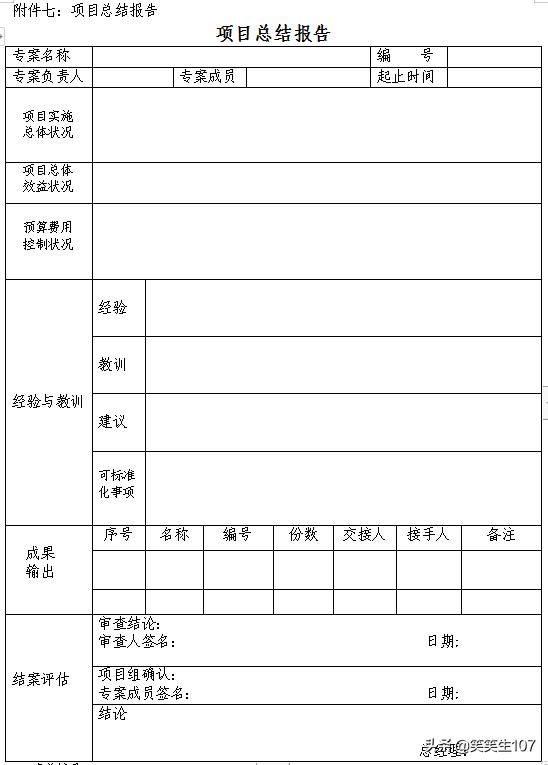 整套專案管理辦法（制度、流程、表格）（專案管理制度內(nèi)容）