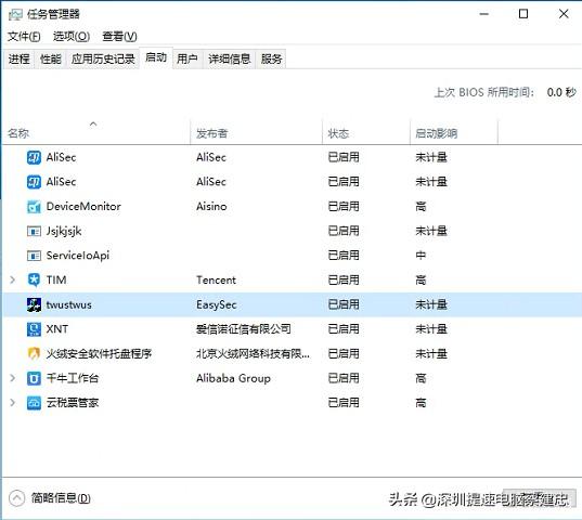 Win10頻彈twustwus錯誤，航天信息Aisino惹禍