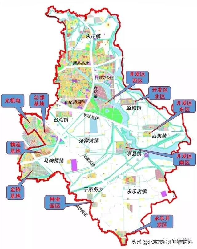 通州3大板塊將騰飛！已整合成3個(gè)管委會(huì)！這些地方最受益?。ㄍㄖ菽膫€(gè)板塊有潛力）