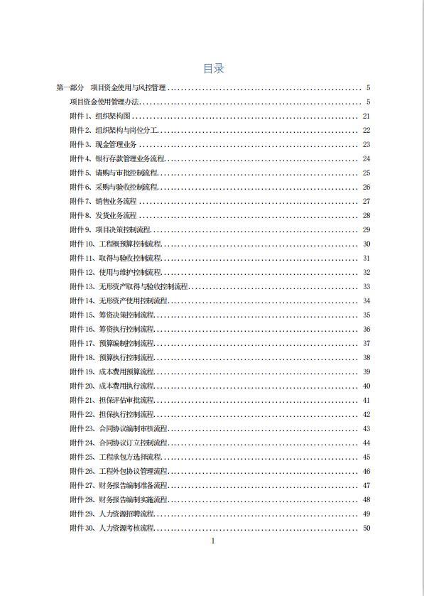 項(xiàng)目資金使用管理方案（融資風(fēng)控管理，全案238頁）（項(xiàng)目資金風(fēng)險(xiǎn)管控方案）